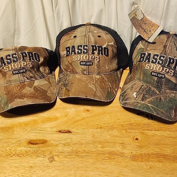 Bass Pro Shops RealTree Camo Sliderback Trucker Hat - New - Picture 9 of 9
